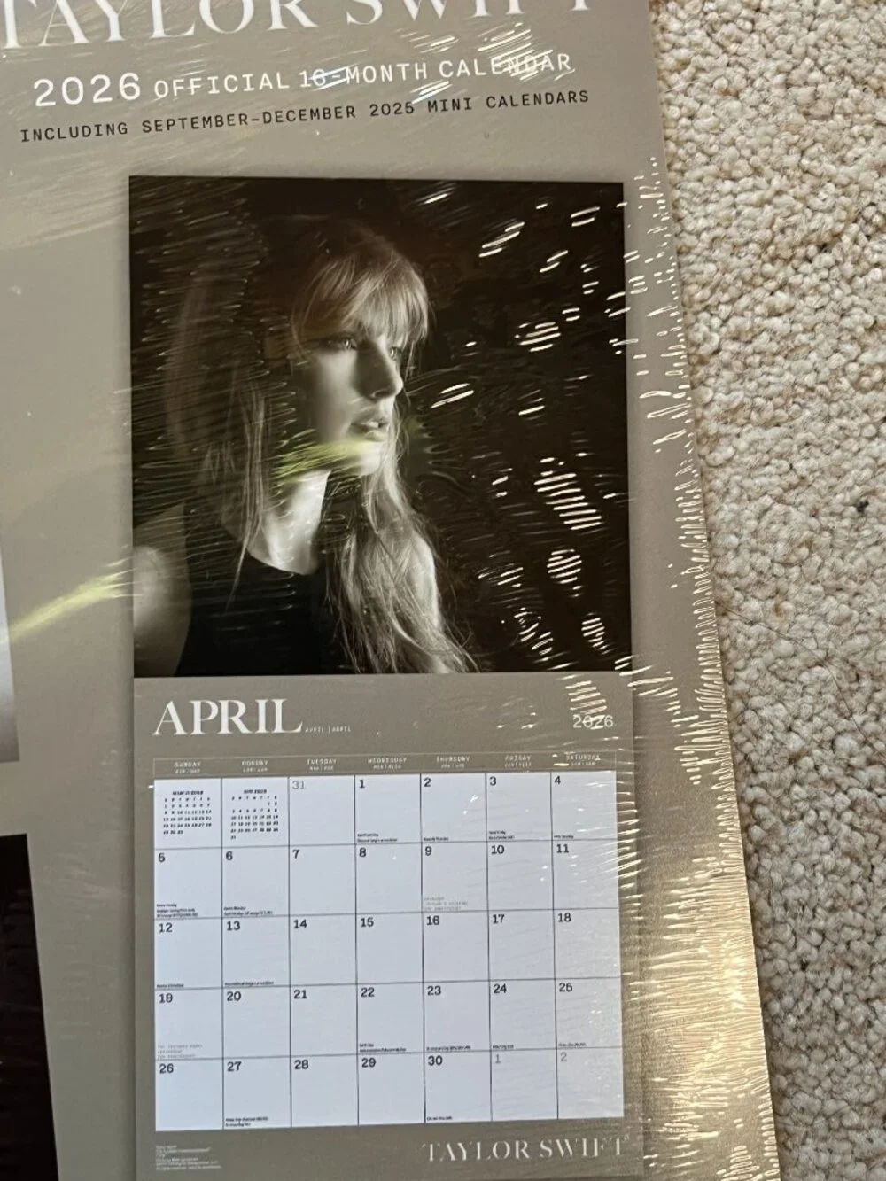 Taylor Swift 2026 Official Calendar Collectible Planner (NEW)‎